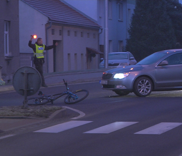 Obrázek článku: Srážka osobního vozidla a cyklisty v Hranicích