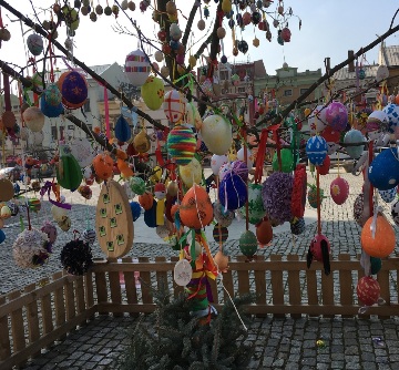 Obrázek článku: Tradiční kraslicovník ozdobí hranické náměstí již počtvrté, ozdobme ho společně